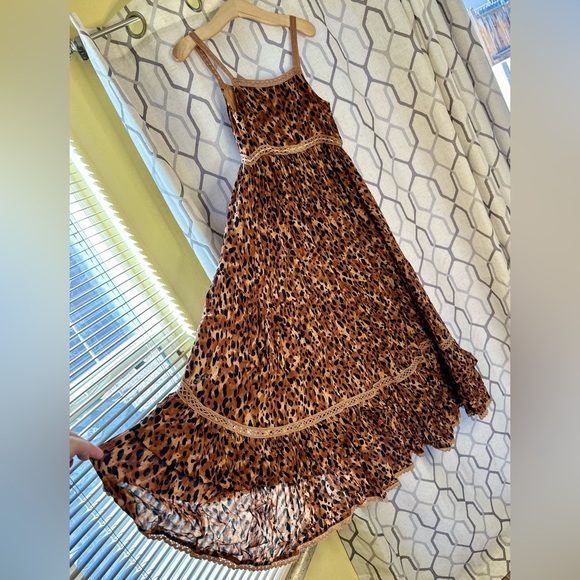 NWT Spell & the Gypsy Collective Tan Saphari Unicorn Tears Sundress - Picture 13 of 17